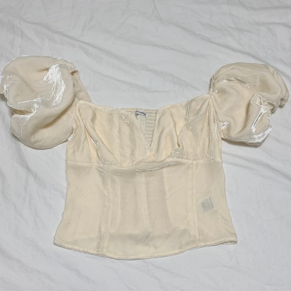 Reformation amina blouse